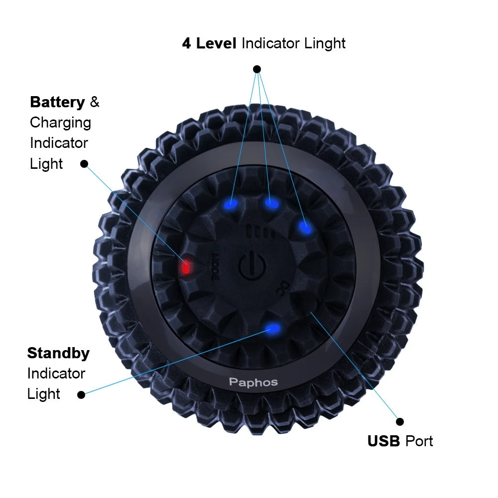 Electric Massage Ball Vibrating Sport Fitness Pain Relief
