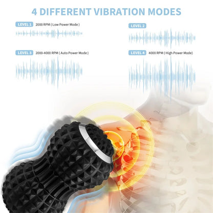 4-Speed Vibrating Electric Peanut Massager